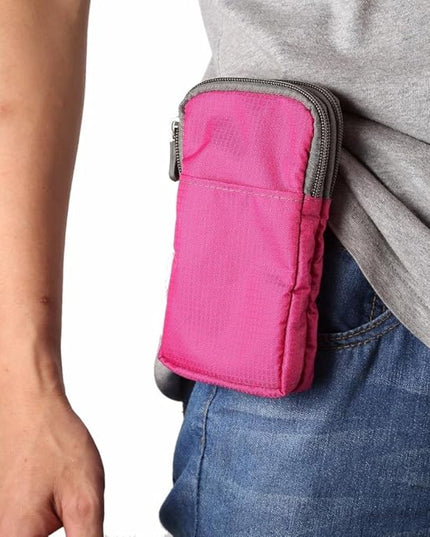 Universal Crossbody Cell Phone Purse Waist Pack Bag For Outdoor Sports Moblie Phone Carrying Cases Shoulder Belt Bag Pouch for iPhone 7 6/6S Plus Samsung Galaxy Phones Under 6.0'' From WaitingU