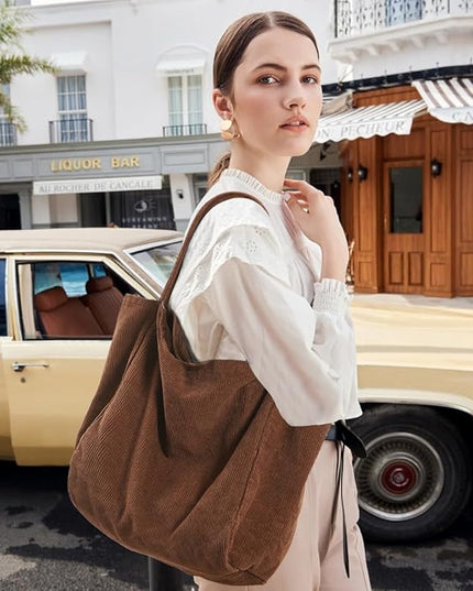 Canvas Tote Bag for Women Large Hobo Shoulder Bag for Work Travel Casual Message Bag Tote Purse handbags