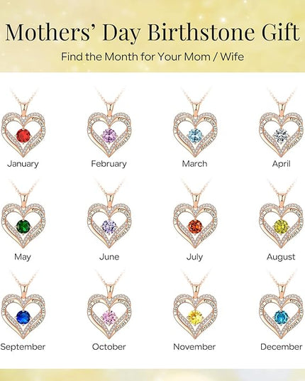 18K Rose Gold Necklaces for Women Birthday Gifts for Women Jewelry for Women Birthday Gifts for Wife Girlfriend Daughter Wife Birthday Gifts for Anniversary Mothers Day Christmas Valentines Gifts