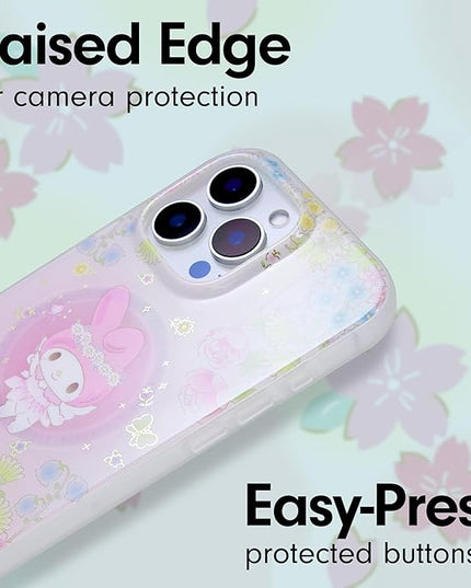 Sonix Protective Cases for iPhone 15 Series | Compatible with MagSafe | 10ft Drop Tested (My Melody Fairy 50th Anniversary, iPhone 15 Pro)