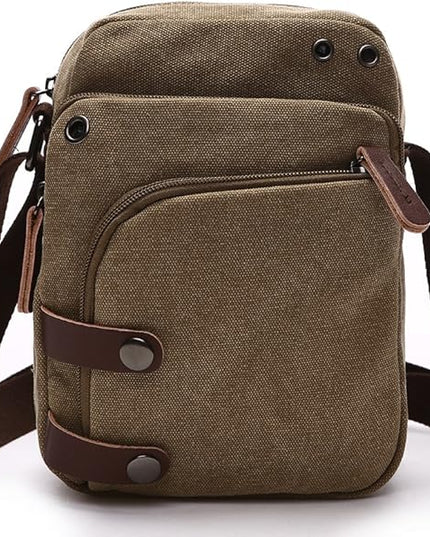 Collsants Mini Crossbody Bags for Women and Men - Small Purses and Handbags - Travel Bag - Canvas Shoulder Purse