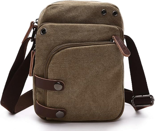 Collsants Mini Crossbody Bags for Women and Men - Small Purses and Handbags - Travel Bag - Canvas Shoulder Purse