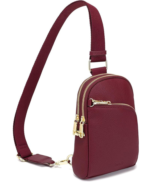 INICAT RFID Blocking Sling Bag Anti Theft Crossbody Bags Women Valentine's Day Gifts Travel Purses Vegan Leather