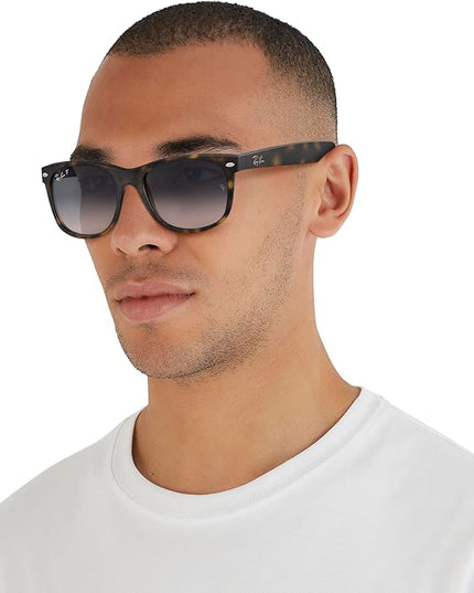 Ray-Ban RB2132 New Wayfarer Polarized Square Sunglasses