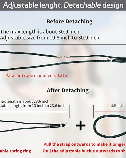 3-in-1 Adjustable Phone Lanyard Crossbody Cell Phone Neck Strap Universal Mobile Wrist Lanyard