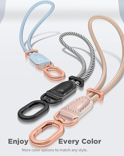 SURPHY Phone Wrist Strap, Keychain Wristlet, Phone Strap Charm with Tether Tab, Cellphone Lanyard Wrist, Key Chain for Women