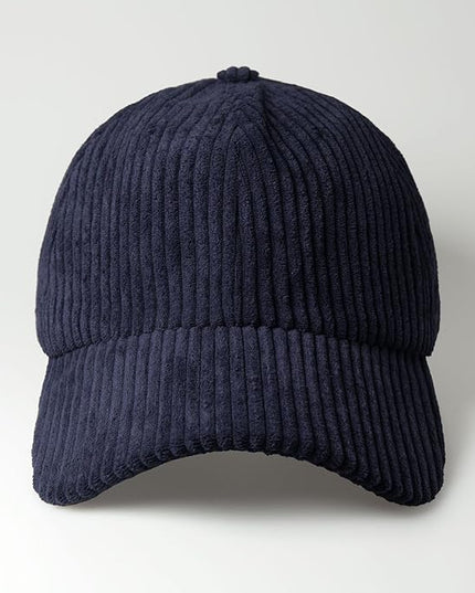 CHOK.LIDS Everyday Corduroy Baseball Cap for Men and Women Dad Hat Unisex Adjustable Lightweight Polo Style Curved Brim