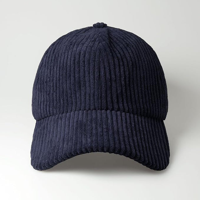 CHOK.LIDS Everyday Corduroy Baseball Cap for Men and Women Dad Hat Unisex Adjustable Lightweight Polo Style Curved Brim