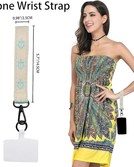 Adjustable 1" Width Phone Crossbody Lanyard and Wristlet Strap - Gift For The Lover In Your Life