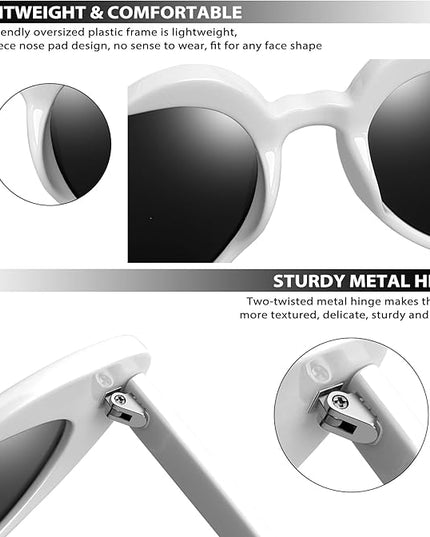 Joopin Polarized Cat Eye Sunglasses for Women Vintage Cateye Sun Glasses UV400 Protection