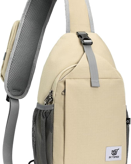 SKYSPER Sling Bag RFID Cross Body Bag Recycled Crossbody Backpack Travel Daypack