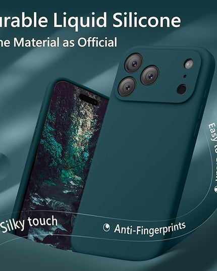 FireNova Magnetic for iPhone 17 Pro Max Case, Compatible with MagSafe, [Integrated Silicone Camera Control Button] [Camera Protection] Anti-Scratch Microfiber Lining Phone Case, 6.9", Teal