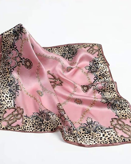 ANDANTINO 100% Mulberry Silk Scarf -21” Lightweight Square Neckerchief – Breathable Digital Printed Scarves with Gift Packed