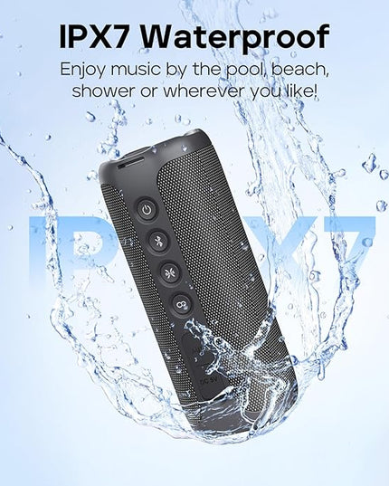 Tribit StormBox 2 Bluetooth Speaker with 34W 360° Surround Sound, XBass Tech, 24H Playtime, IPX7 Waterproof, Bluetooth 5.3, TWS Pairing Portable Wireless Speaker for Outdoor