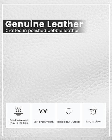 befen Genuine Leather Small Crossbody Bags for Women, Cell Phone Cross body Purse Bag with RFID Blocking Card Slots