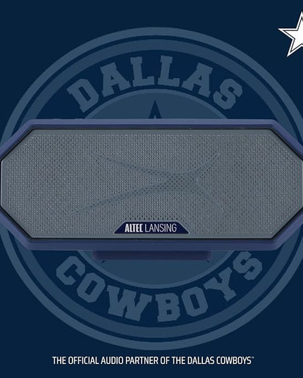 Altec Lansing - Portable Bluetooth Speaker HYDRABLAST 2.0, Waterproof IP67, 20W Output Power, Magnetic Bluetooth Speaker (Dallas Cowboys)