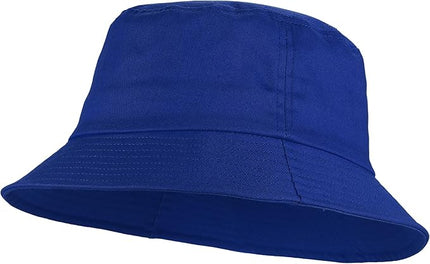 Umeepar Unisex Cotton Packable Bucket Hat Sun Hat Plain Colors for Men Women