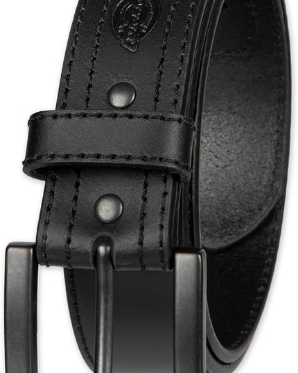 Dickies mens Industrial Strength Leather Belt – Workwear, Durable, Reinforced, Heavyweight