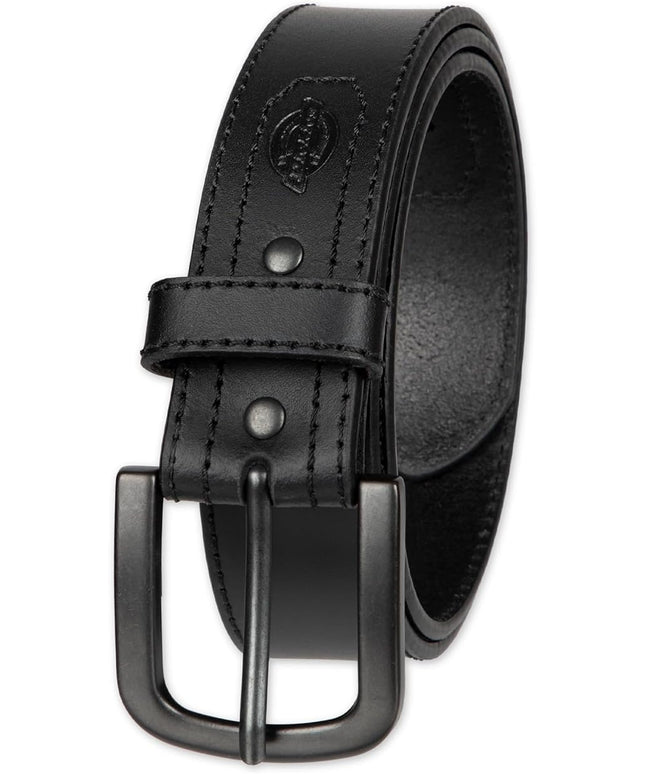 Dickies mens Industrial Strength Leather Belt – Workwear, Durable, Reinforced, Heavyweight