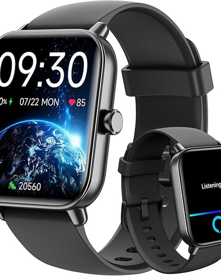 Smart Watches for Men Women, 1.8" Screen Activity Tracker, Heart Rate/Sleep/SpO2 Monitor, Make/Answer Calls, IP68 Waterproof Smartwatch for iPhone & Android, 101+ Sport Modes Fitness Reloj Inteligente