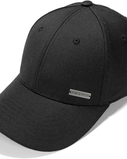 Fashion Baseball Hats for Men by King & Fifth | The Senna Baseball Cap with Low Profile & Menswear Fabric + Baseball Caps