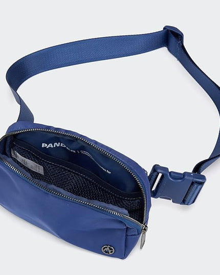 Pander Cross Body Fanny Pack for Women, Fashion Waist Packs, Crossbody Bags, Belt Bag with Adjustable Strap (Blue Perennial).