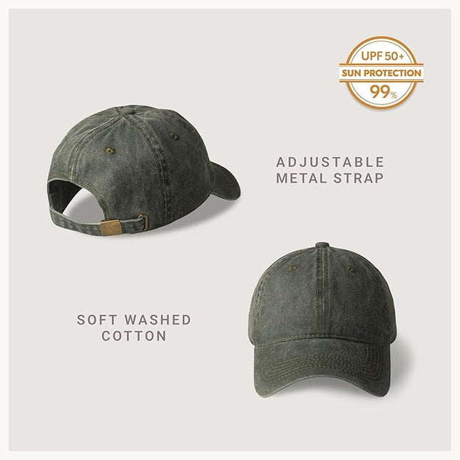 CHOK.LIDS Everyday Premium Dad Hat Unisex Cotton Baseball Cap for Men and Women Adjustable Lightweight Polo Style Curved Brim