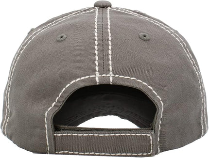 KBETHOS Vintage Washed Distressed Cotton Dad Hat Baseball Cap Adjustable Polo Trucker Unisex Style Headwear