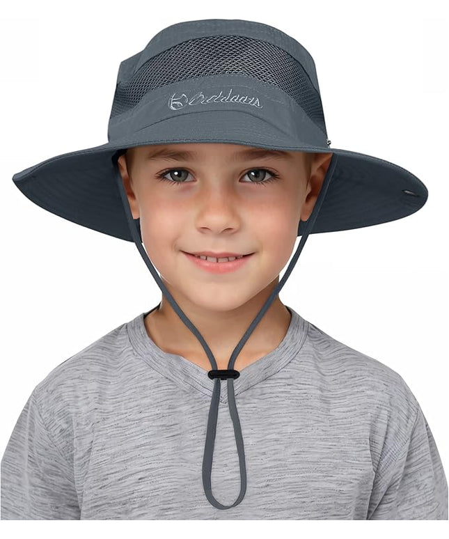 Century Star Outdoor Kids Sun Hat UPF 50+ Quick Dry Adjustable Bucket Hat Windproof Waterproof Beach Fishing Safari Hat