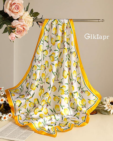 Satin Bandana Headscarf for Women Silky Hair Scarves for Fashion Lightweight