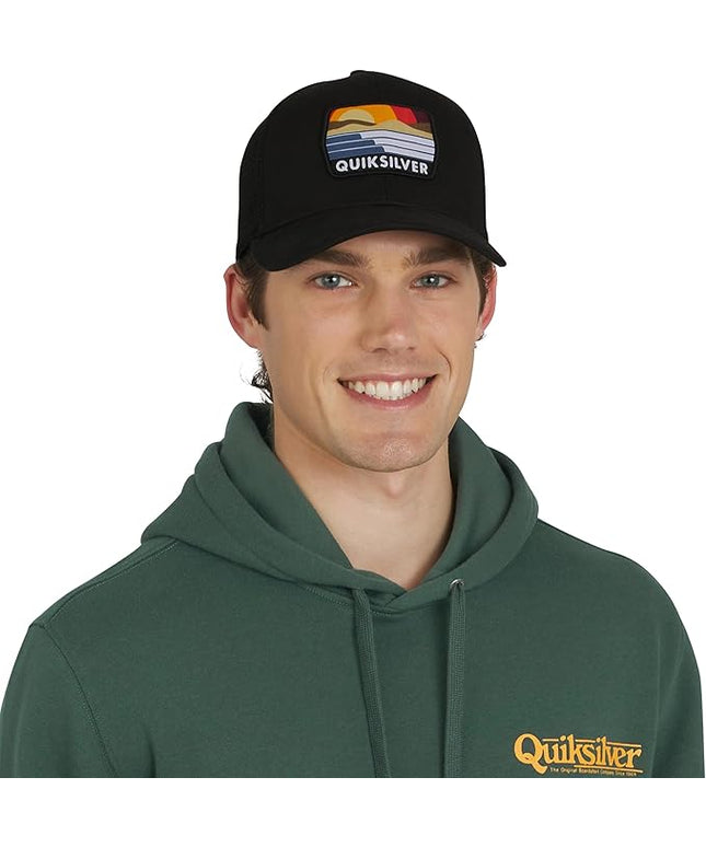 Quiksilver Men's Premium Cotton Adjustable Snap Back Logo Baseball Cap
