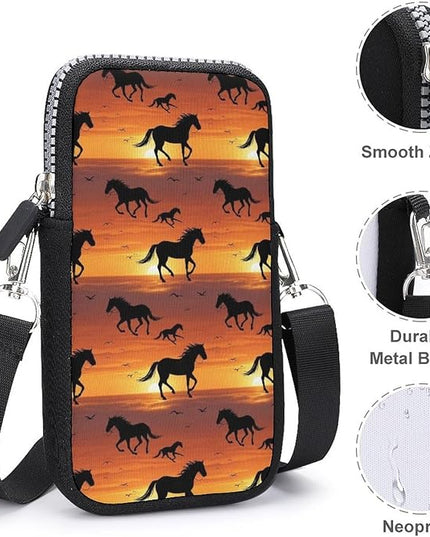 Small Crossbody Bags for Men, Cool Lightweight Sling Phone Pouch, Slim Cell Phone Purses