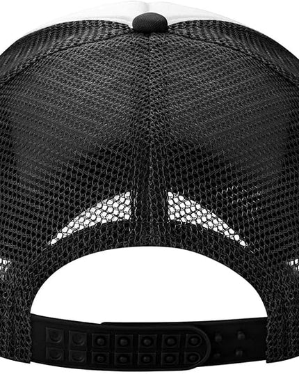 Cute Flag Baseball Cap for Men Women Mesh Trucker Hat Adjustable Patriotic Snapback Baseball Hat for Sports Running