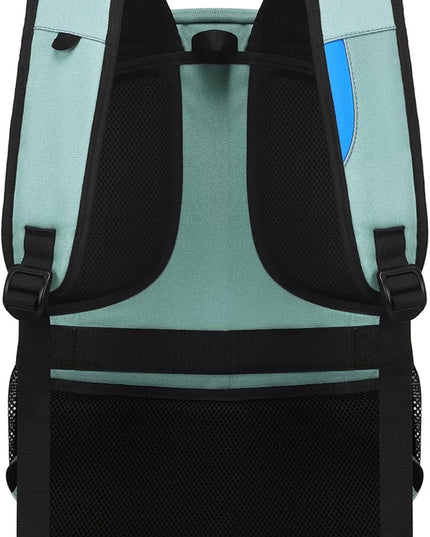 DUSLANG 17 Inch Laptop Backpack for Travel Water Resistant College Backpack for Men/Women Laptop Bag with USB Charging Port, Green A