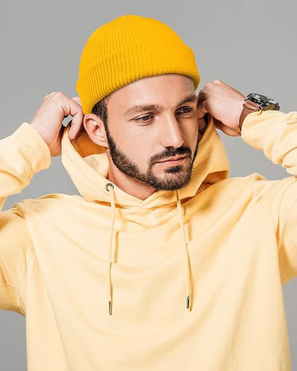 SATINIOR Trawler Beanie Watch Hat Roll-up Edge Skullcap Fisherman Beanie for Women Men