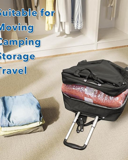 16 Pack Travel Vacuum Bags with Pump，vacuum travel bags with pump, vacuum seal bags for clothing travel and home