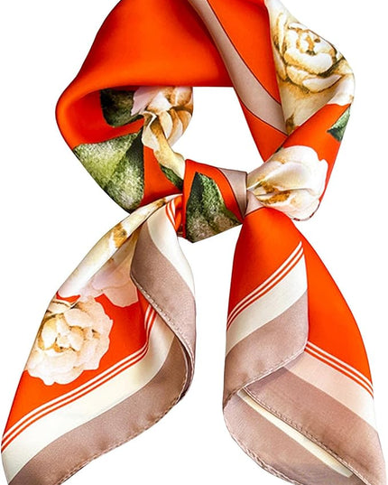 Neck Scarf For Womens Silky Head Scarves Hair Bandanas Square Scarf Fashion Accessories lightweight