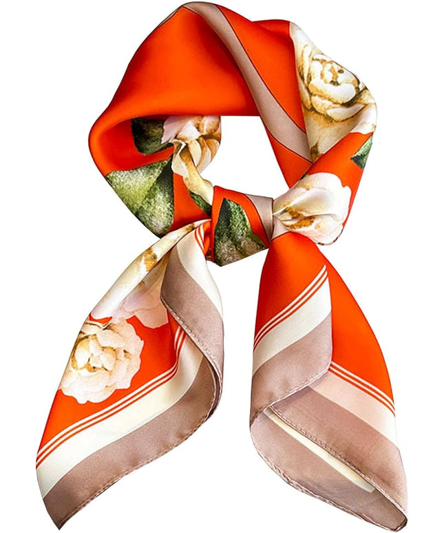 Neck Scarf For Womens Silky Head Scarves Hair Bandanas Square Scarf Fashion Accessories lightweight