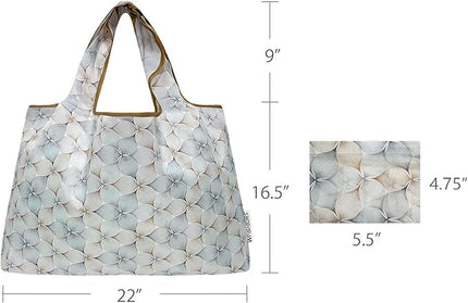 allydrew Large Foldable Tote Nylon Reusable Grocery Bags