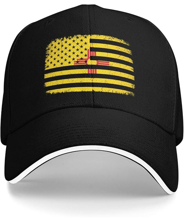 Unisex Baseball Cap Trucker Dad Hat for Men Women Adjustable Outdoors Sun hat Black