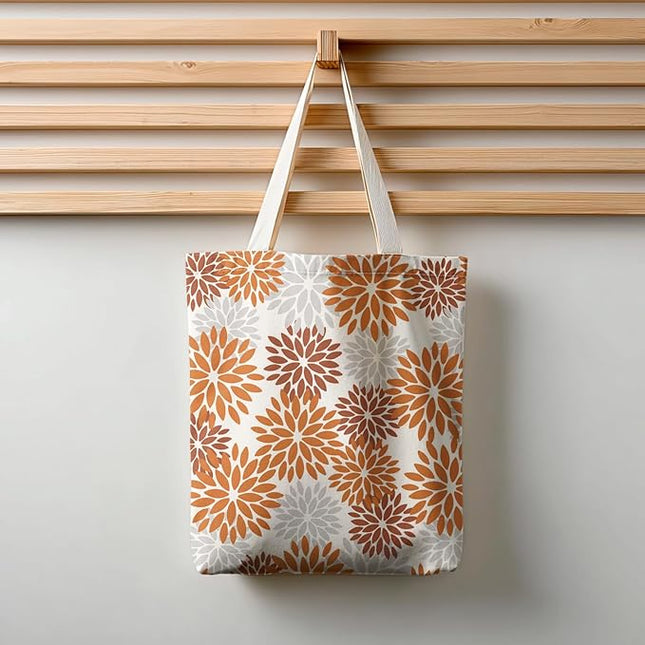 Horaldaily Canvas Tote Bag,Reusable Shoulder Tote Bag for Women Lady Casual Vacation, Shopping, Work, Gym