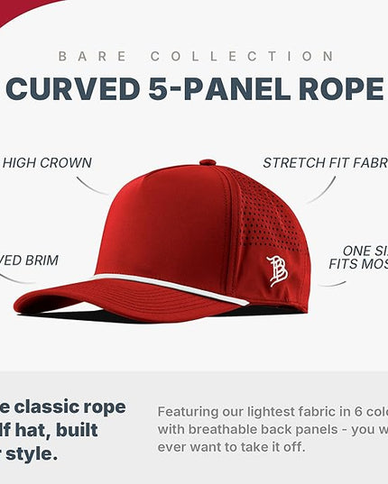 Branded Bills Arizona Vintage PVC 5-Panel Performance, Lightweight, Comfortable Baseball Cap