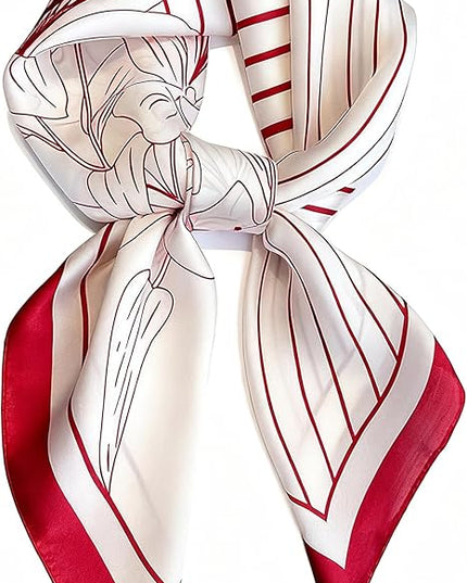 Satin Bandanas Head Scarf For Women Hair Scarves Accessories Lightweight Fashion Wrap Neck Silk Sleeping Headscarf