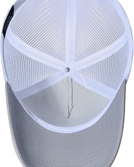 American Flag Trucker Hat - Snapback Hat, Baseball Cap for Men Women - Breathable Mesh Side, Adjustable Fit - for Casual Wear