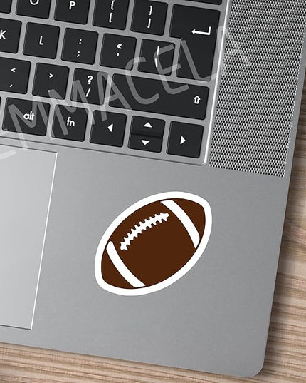 (3 Pack) Football Stickers, Decals for Players & Fans – Waterproof Vinyl for Tumblers, Books, Phones – 3 x 2 Inch