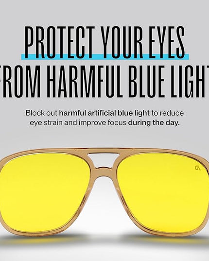 DREAM RECOVERY Blue Light Blocking Glasses for Computer, Gaming, Screen Fatigue