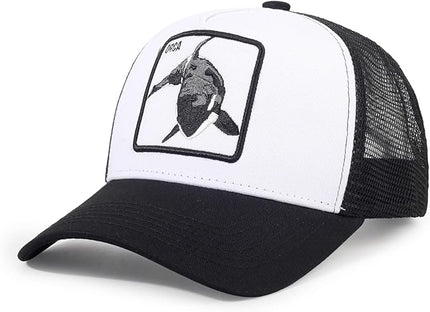 Classic Unisex Various Animal Series Embroidery Farm Adjustable Mesh Snapback Trucker Hat