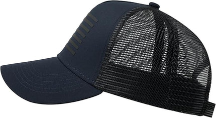 IIN American Flag Mesh Baseball Cap, Patriotic Trucker Hat for Men Women, Quick-Dry Breathable Design, Adjustable Snapback