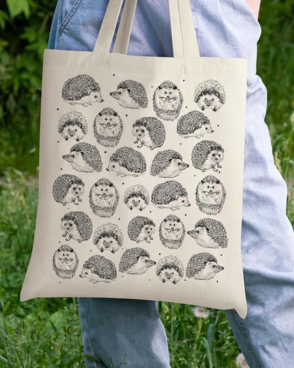 AUSVKAI Canvas Tote Bag Aesthetic for Women, Cute Reusable Cloth Cotton Bags for Shopping Beach Grocery