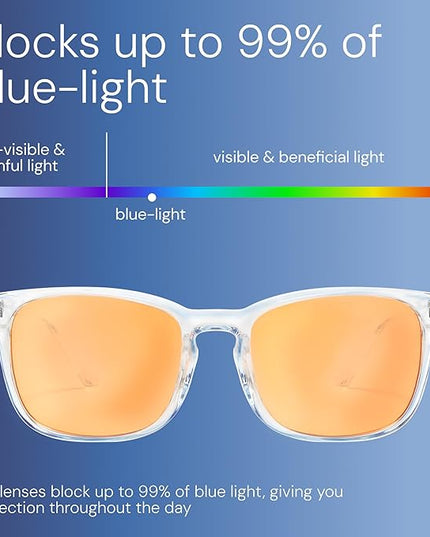 livho Gaming Blue Light Blocking Glasses for Better Sleep, Premium Night Driving, Computer Blockers for Man & Woman